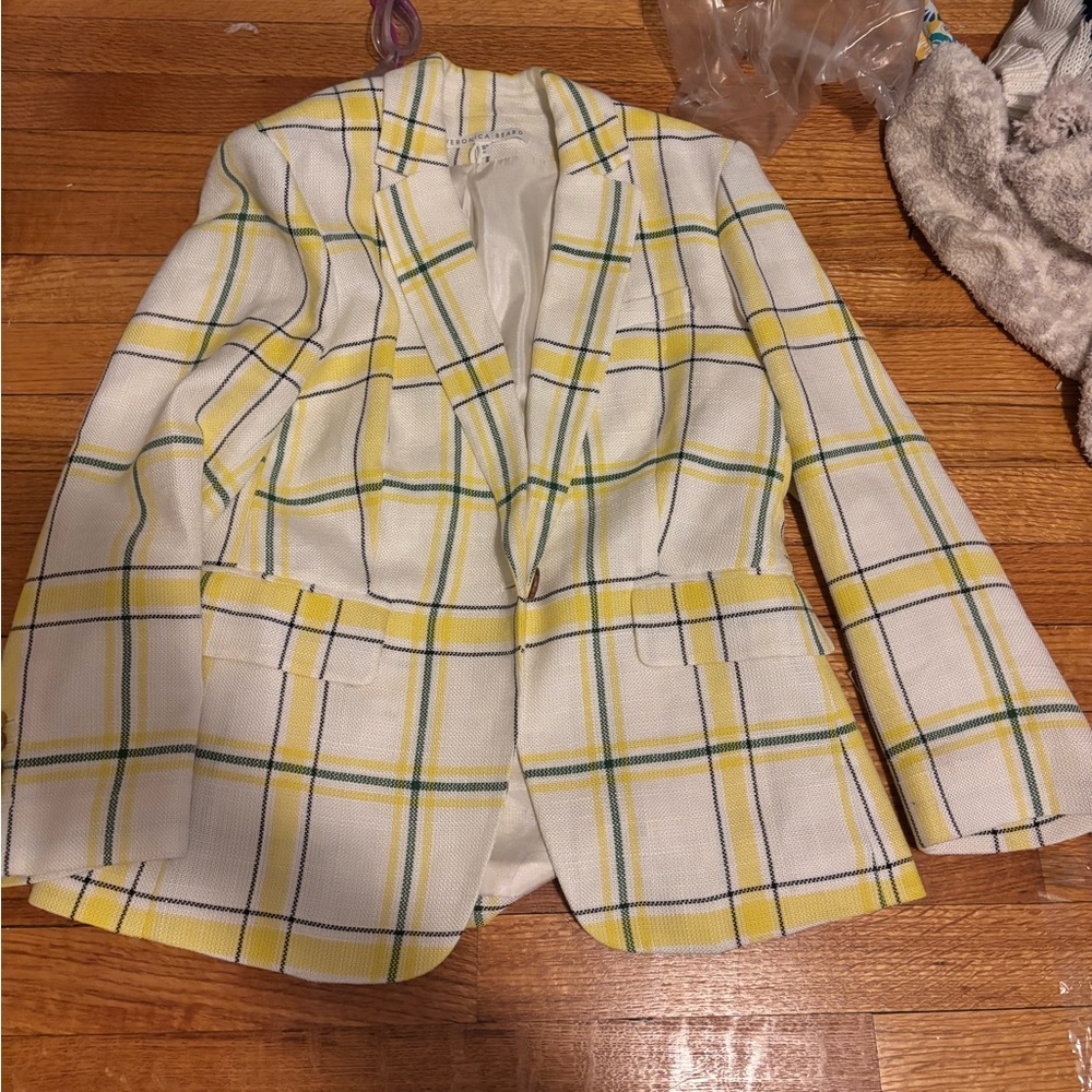 Veronica beard blazer and shorts suit